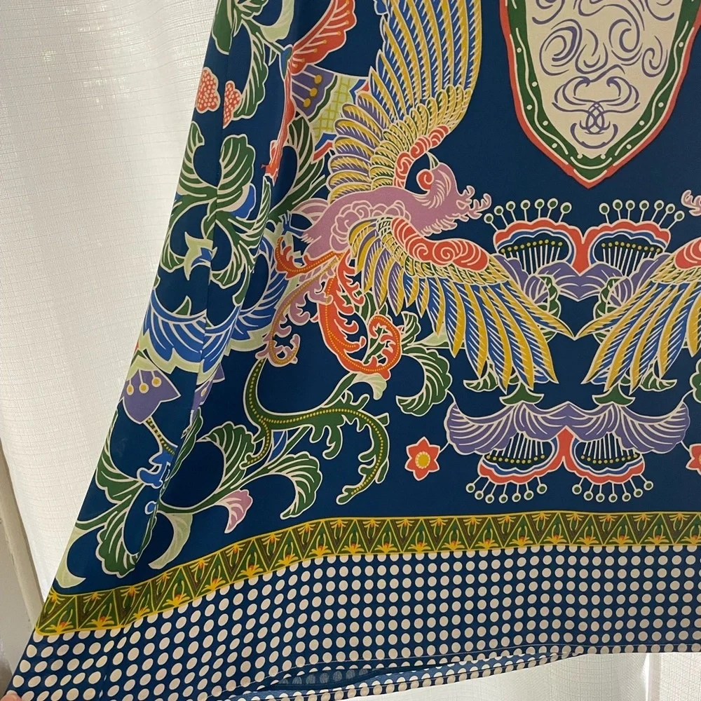 Anthropologie Silk Boho Dress - Picture 7 of 13